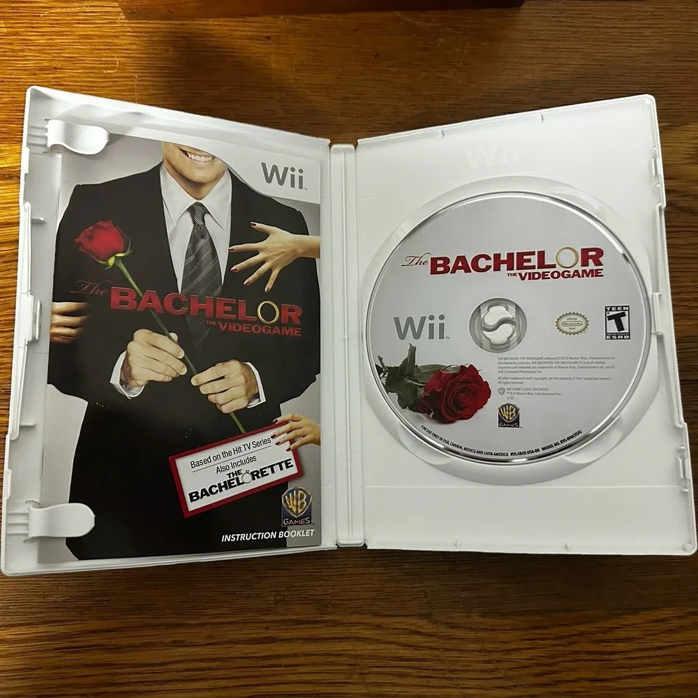 The Bachelor: The Videogame (Nintendo Wii, 2010) CIB & Tested + The Bachelorette
